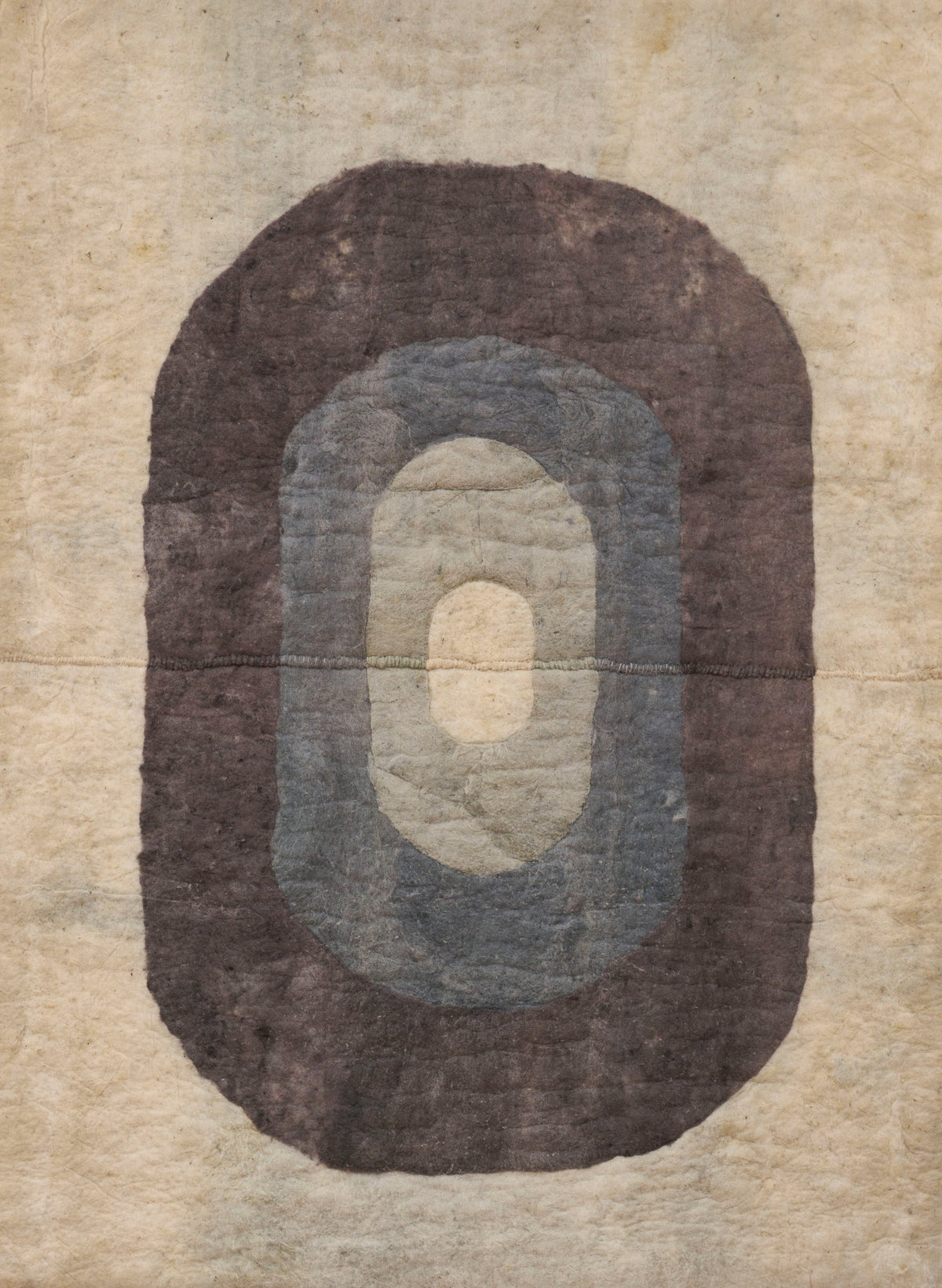 Rock Rug #5 | Handmade Felt Rug