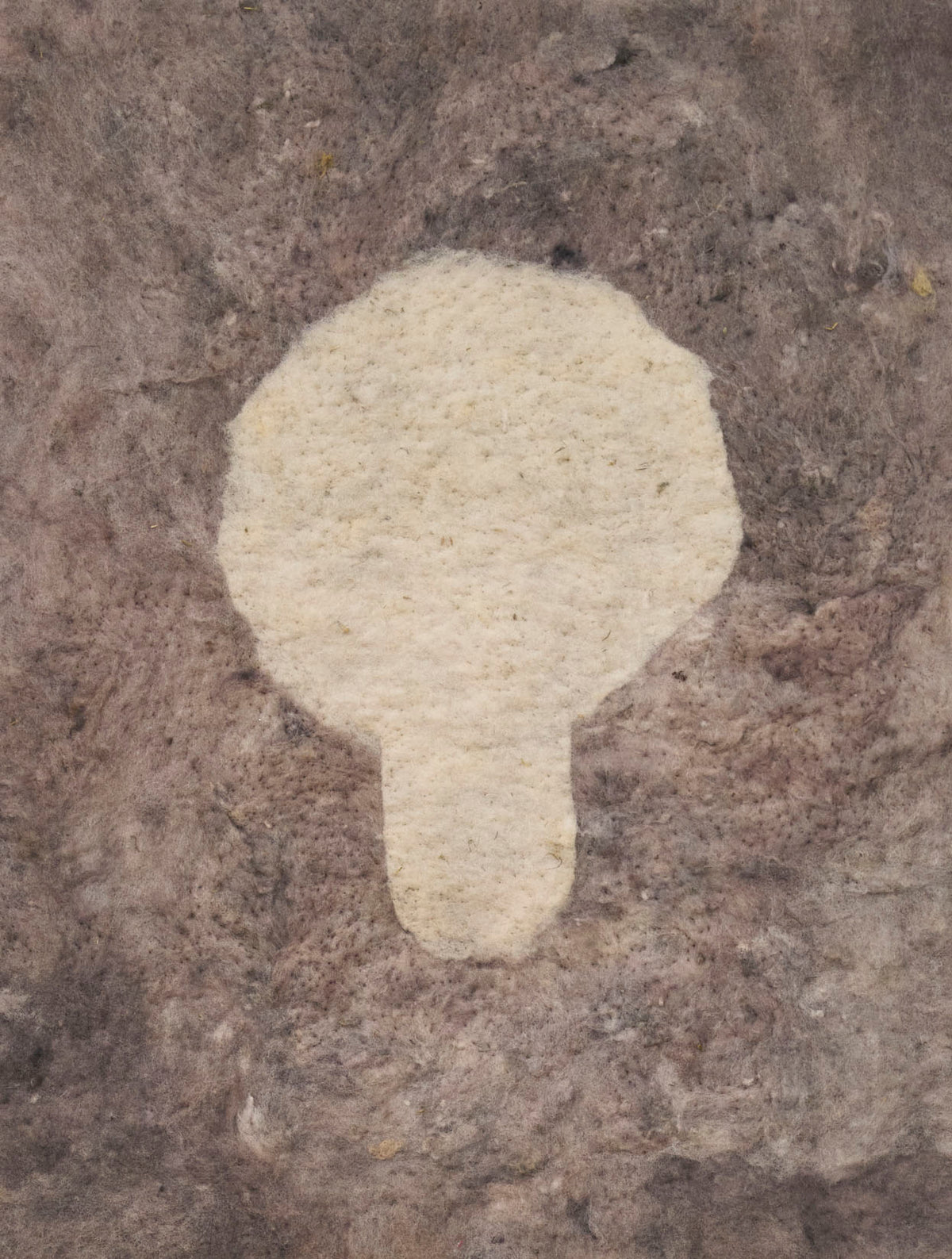 Rock Rug #13 | Handmade Felt Rug